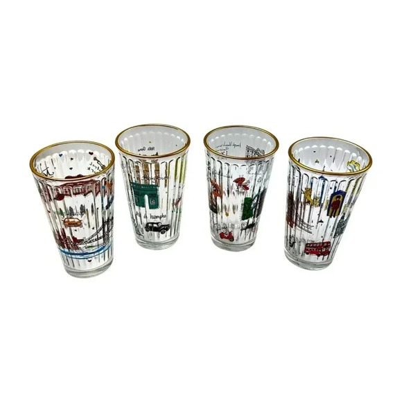 RAKLE Glasses Metropolitan Paris Rome London New York Glasses Lot 4 - Picture 3 of 12